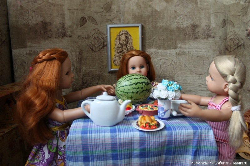 Морские камешки. Встреча кукол Готц