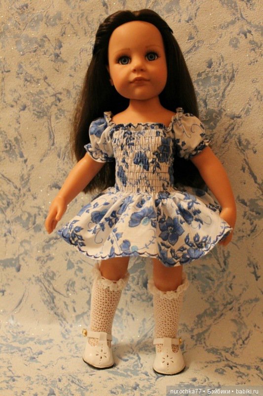 Платье и носочки своими руками. Для Gotz