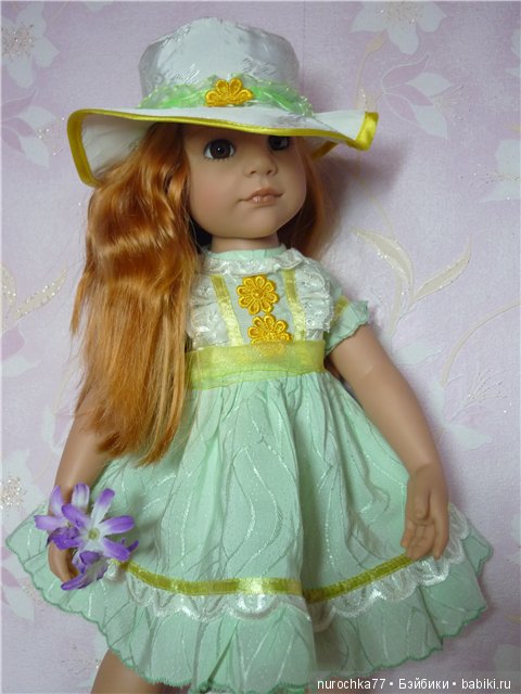 В ожидании весны.Новые платья для девочек Готц (фото 10)