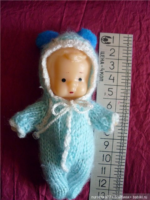 Вязанная одежда для кукол-малышей (фото 4)