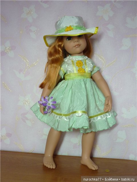 В ожидании весны.Новые платья для девочек Готц (фото 6)