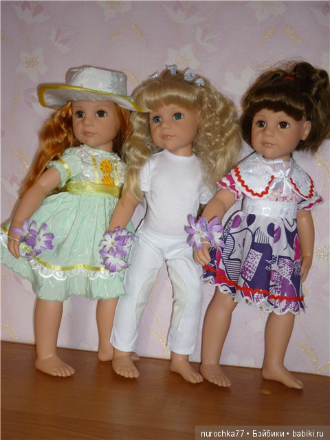 В ожидании весны.Новые платья для девочек Готц (фото 3)