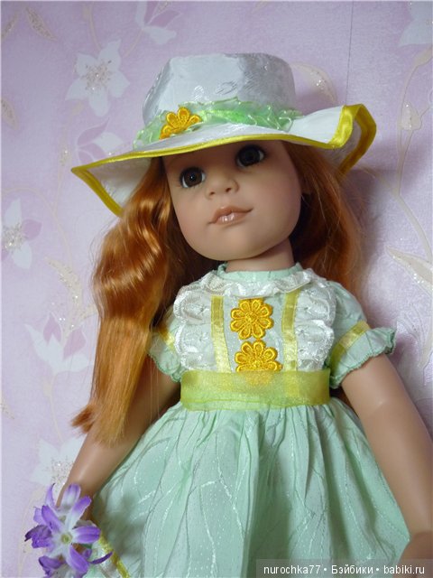 В ожидании весны.Новые платья для девочек Готц (фото 8)