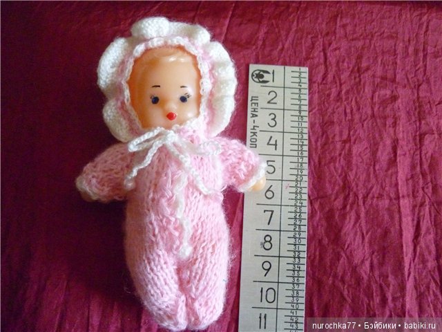 Вязанная одежда для кукол-малышей (фото 3)