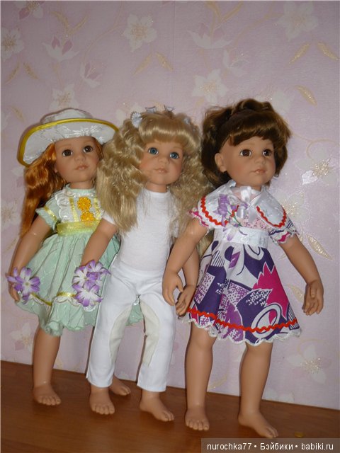 В ожидании весны.Новые платья для девочек Готц (фото 4)