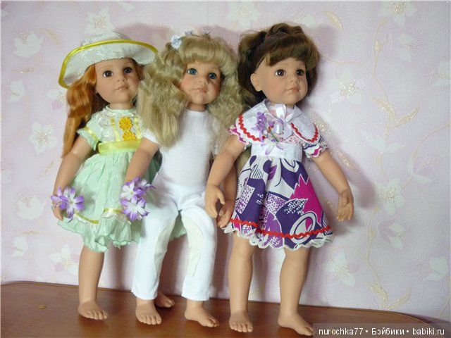 В ожидании весны.Новые платья для девочек Готц (фото 2)