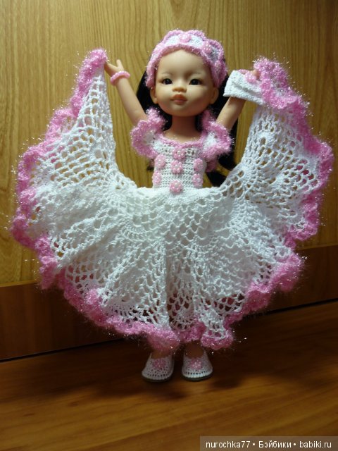 Мои вязалочки: Цветущая сакура для прекрасной Лиан и Гламурная Грибница для Каринэ Paola Reina | Бэйбики Мои вязалочки: Цветущая сакура для прекрасной Лиан и Гламурная Грибница для Каринэ Paola Reina (фото 9)