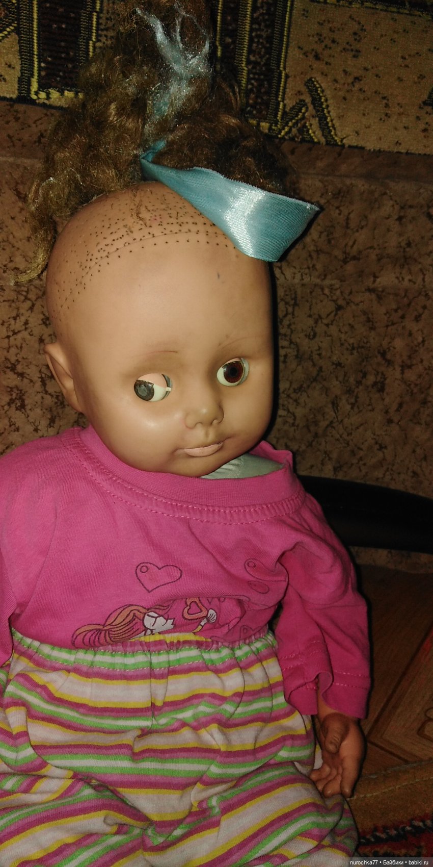 Жертва племяшки. Дежавю — Реставрация и преображение кукол: ремонт (фото 2)