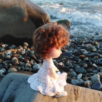 Нафочка и море