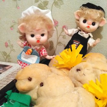 Пышечка и Пончик на Большой кухне