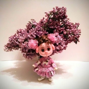 Про Нафочку. Цвет настроения - сиреневый