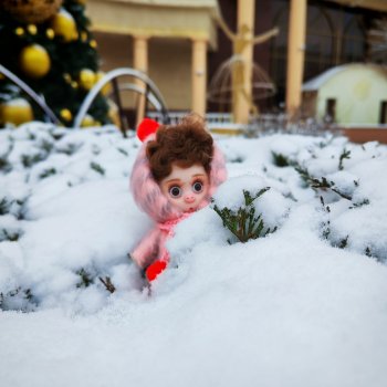 Про Нафочку. Нафочка и первый снег.