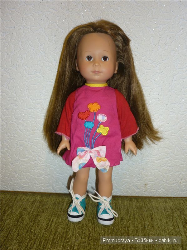 Девочки, прошу подсказки. Волосы у куклы Готц