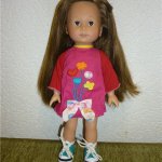 Девочки, прошу подсказки. Волосы у куклы Готц