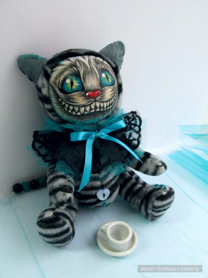 yagusia, чешир, мягкая игрушка