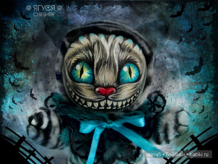 yagusia, чешир, мягкая игрушка