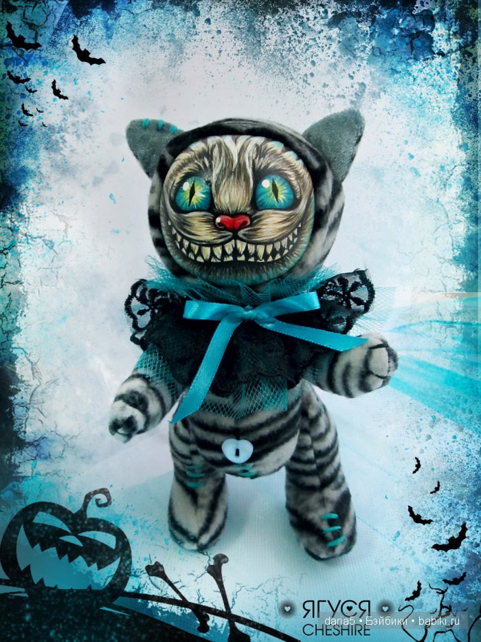 yagusia, чешир, мягкая игрушка