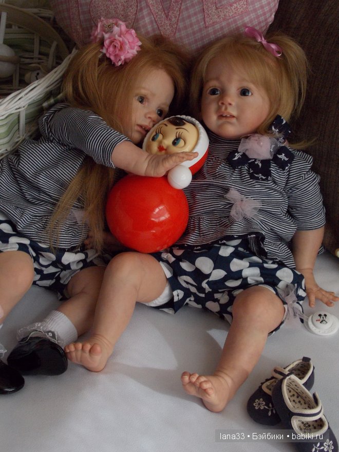Мои Фридолиночки, сестрички реборн (фото 8)