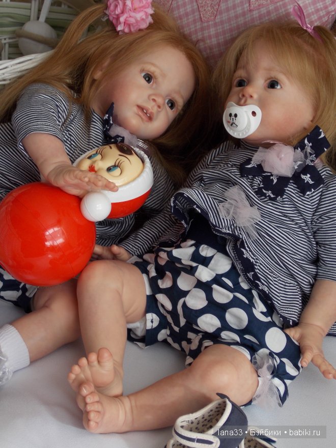 Мои Фридолиночки, сестрички реборн