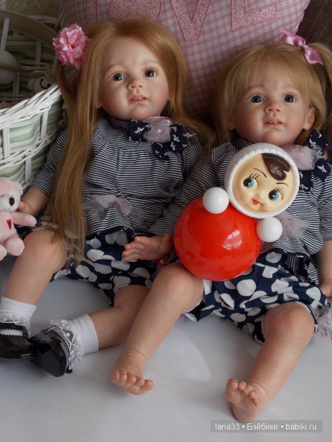 Мои Фридолиночки, сестрички реборн (фото 3)