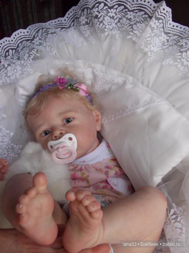 Ангелиночка, нежный ангелок, самая первая из тройняшек реборн