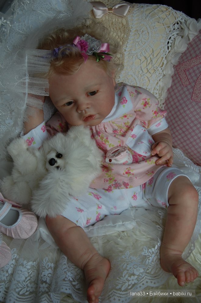 Ангелиночка, нежный ангелок, самая первая из тройняшек реборн