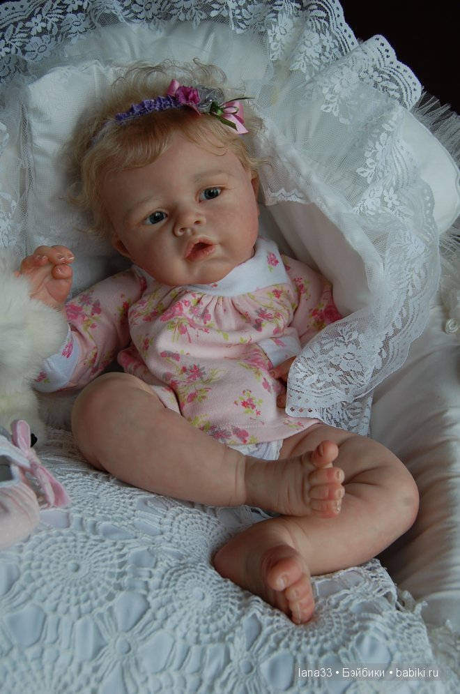 Ангелиночка, нежный ангелок, самая первая из тройняшек реборн