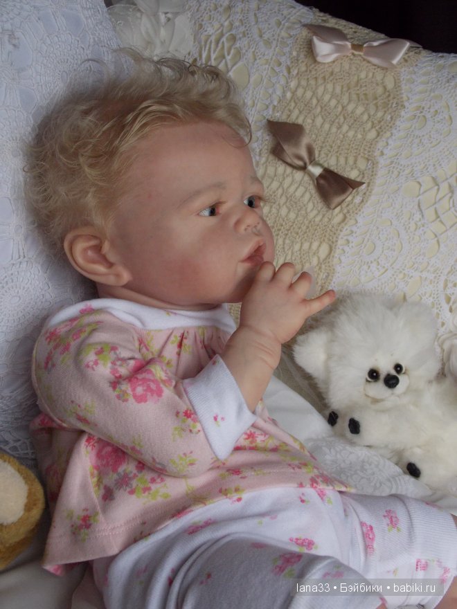 Ангелиночка, нежный ангелок, самая первая из тройняшек реборн