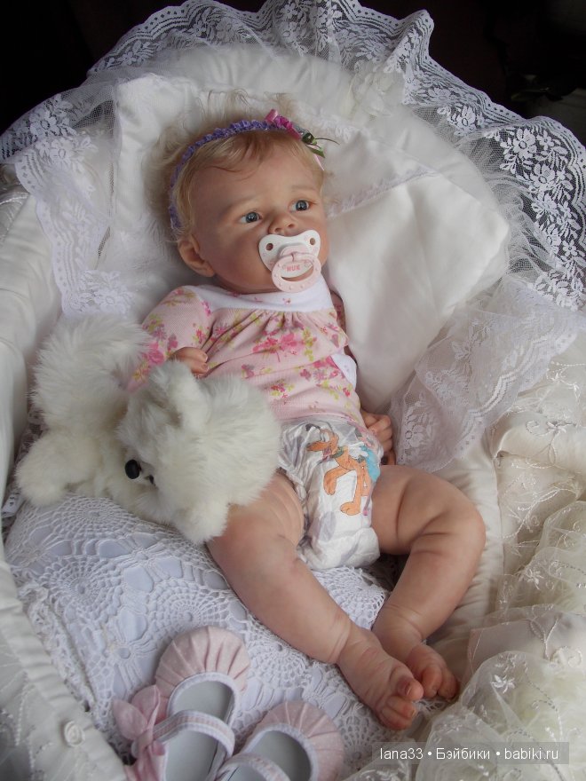 Ангелиночка, нежный ангелок, самая первая из тройняшек реборн