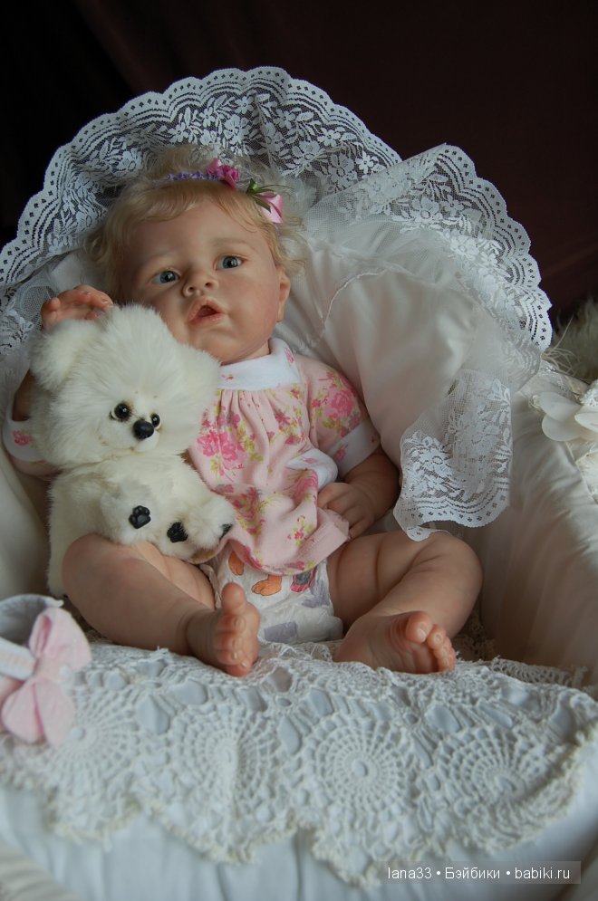 Ангелиночка, нежный ангелок, самая первая из тройняшек реборн