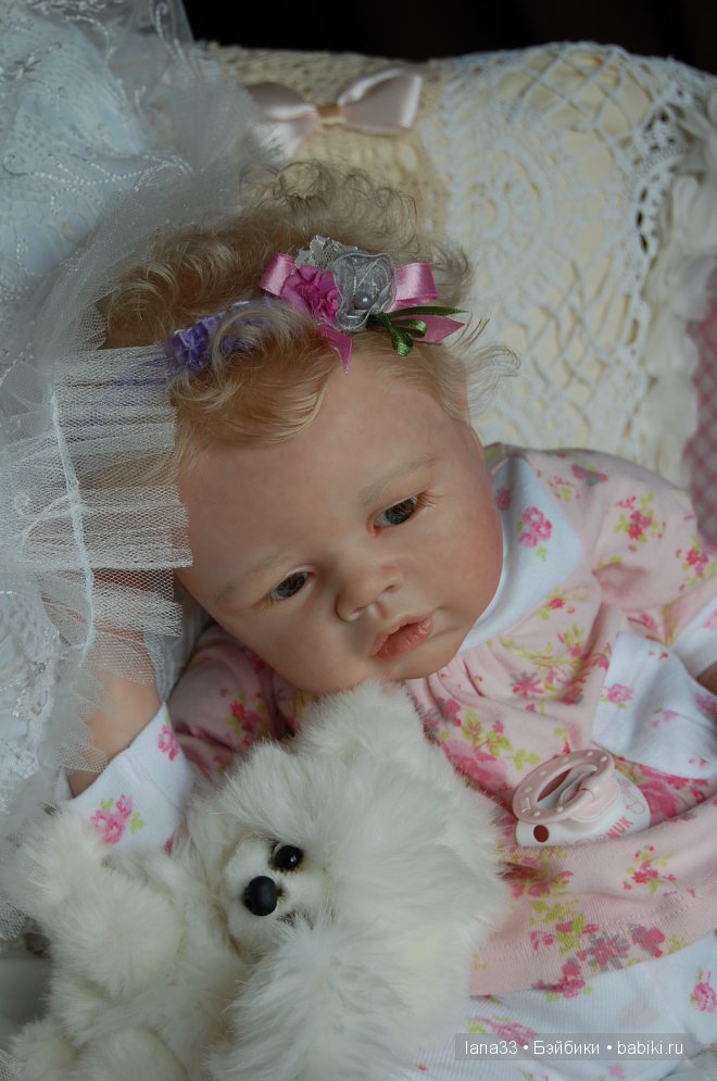 Ангелиночка, нежный ангелок, самая первая из тройняшек реборн
