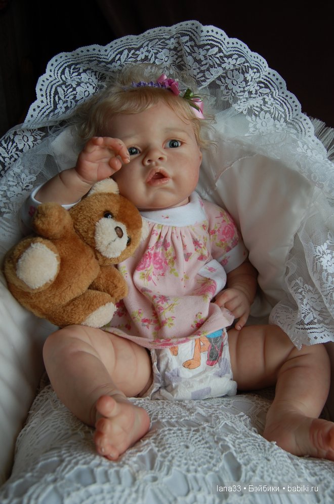 Ангелиночка, нежный ангелок, самая первая из тройняшек реборн