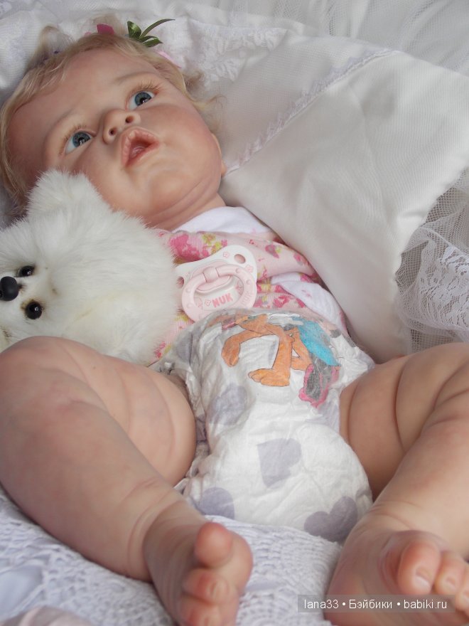 Ангелиночка, нежный ангелок, самая первая из тройняшек реборн