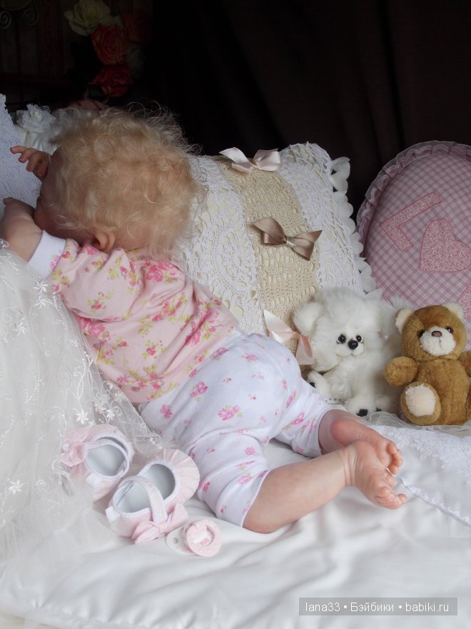 Ангелиночка, нежный ангелок, самая первая из тройняшек реборн