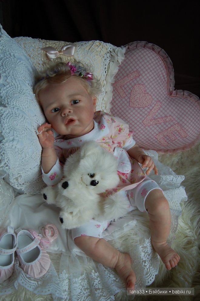 Ангелиночка, нежный ангелок, самая первая из тройняшек реборн