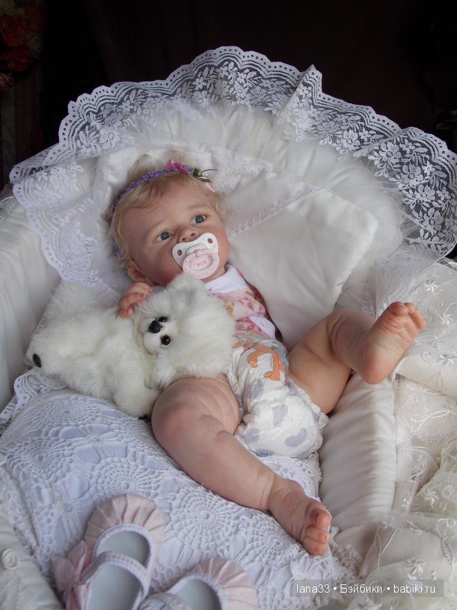 Ангелиночка, нежный ангелок, самая первая из тройняшек реборн