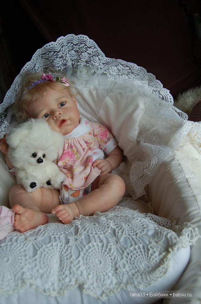 Ангелиночка, нежный ангелок, самая первая из тройняшек реборн