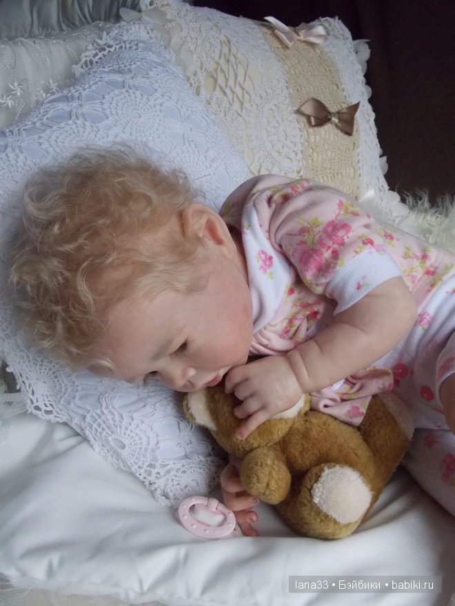 Ангелиночка, нежный ангелок, самая первая из тройняшек реборн