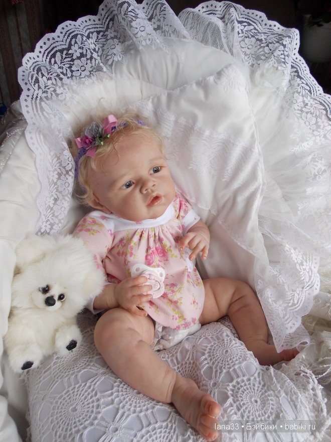 Ангелиночка, нежный ангелок, самая первая из тройняшек реборн