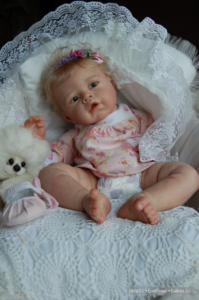 Ангелиночка, нежный ангелок, самая первая из тройняшек реборн