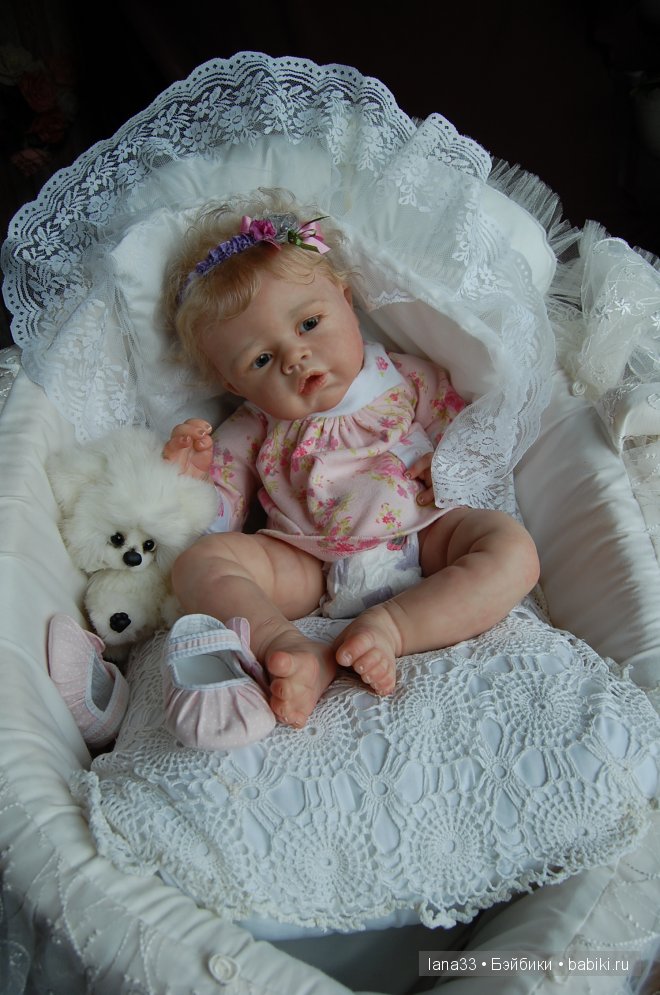 Ангелиночка, нежный ангелок, самая первая из тройняшек реборн