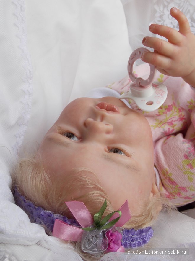 Ангелиночка, нежный ангелок, самая первая из тройняшек реборн