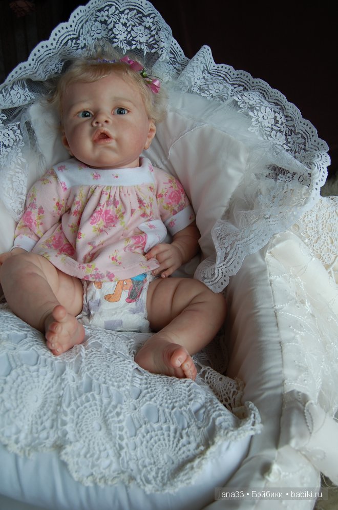 Ангелиночка, нежный ангелок, самая первая из тройняшек реборн
