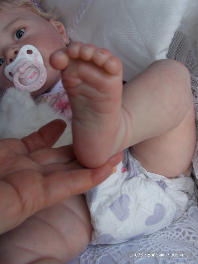 Ангелиночка, нежный ангелок, самая первая из тройняшек реборн