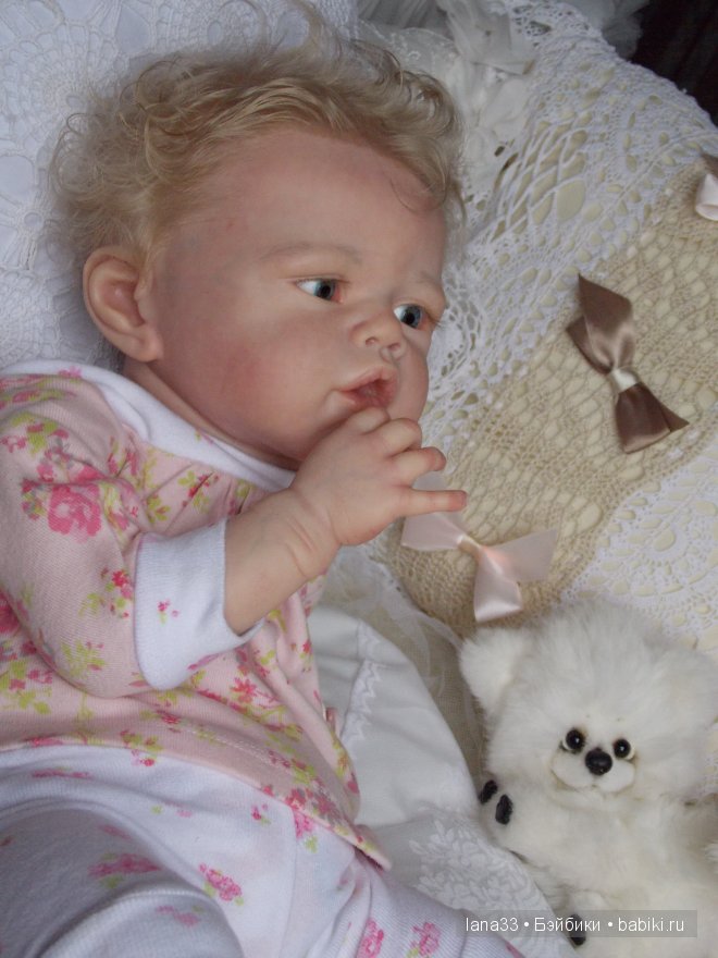 Ангелиночка, нежный ангелок, самая первая из тройняшек реборн
