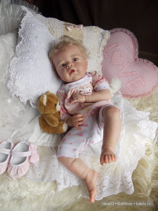 Ангелиночка, нежный ангелок, самая первая из тройняшек реборн