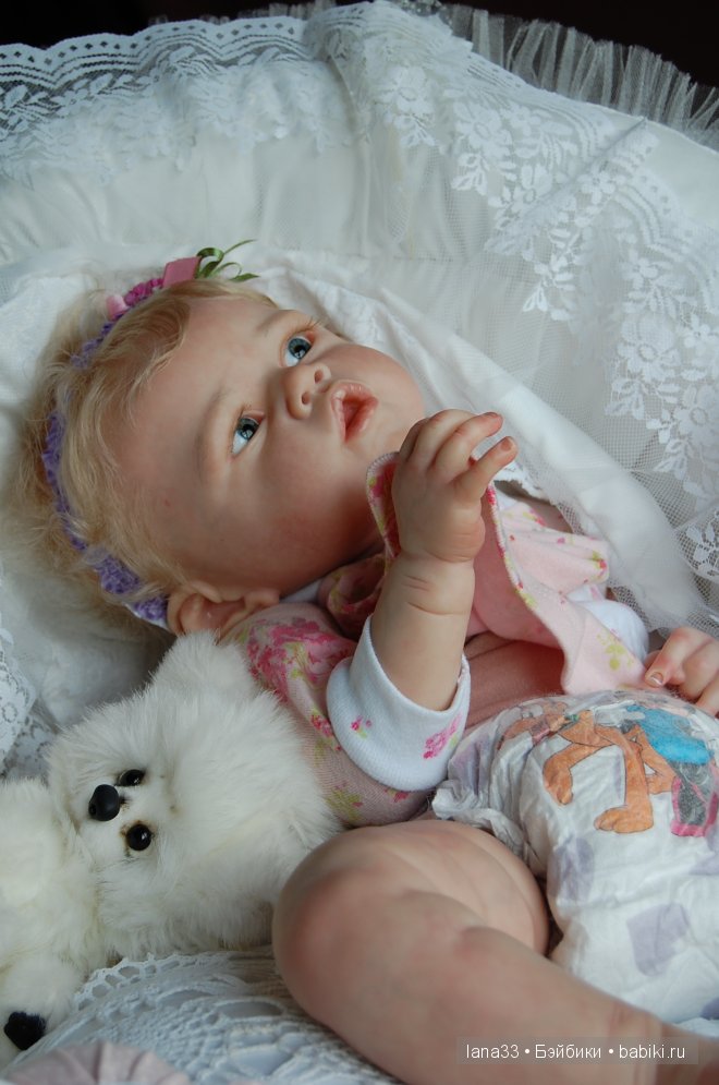 Ангелиночка, нежный ангелок, самая первая из тройняшек реборн