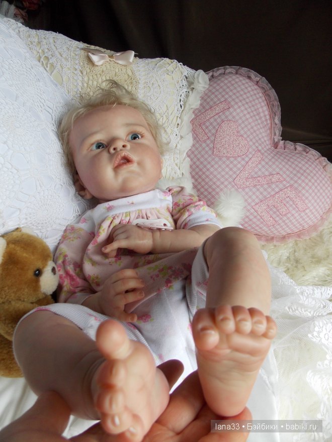 Ангелиночка, нежный ангелок, самая первая из тройняшек реборн