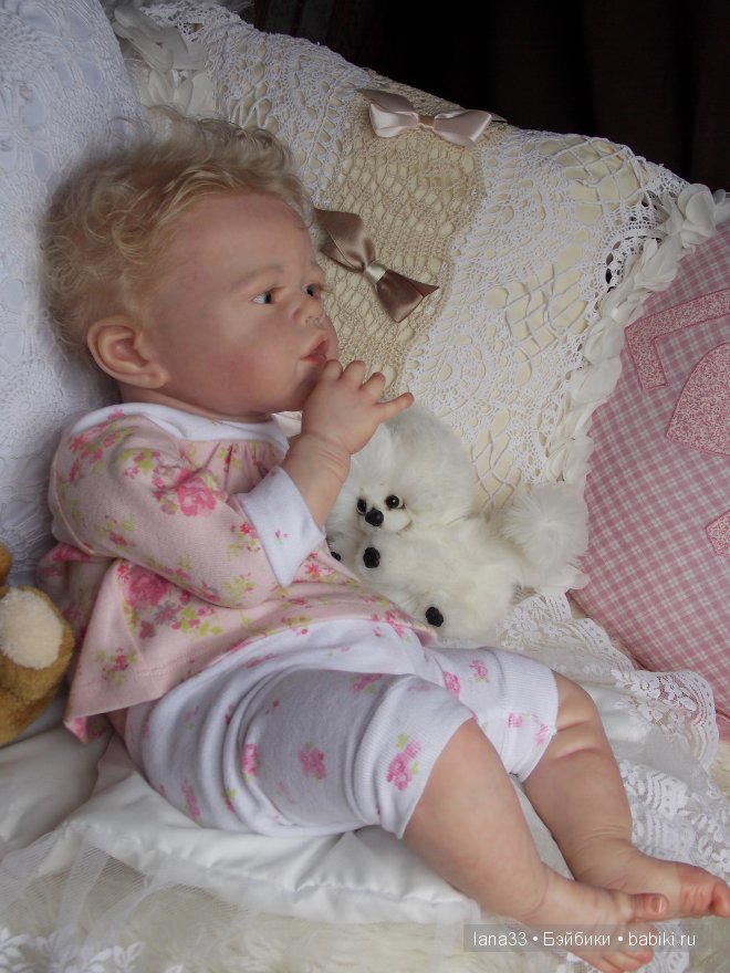 Ангелиночка, нежный ангелок, самая первая из тройняшек реборн