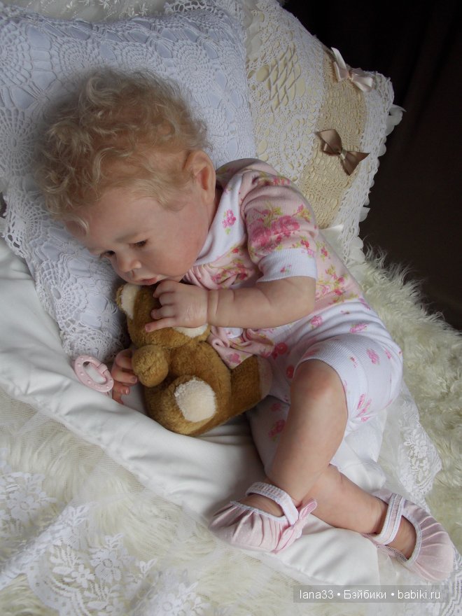 Ангелиночка, нежный ангелок, самая первая из тройняшек реборн